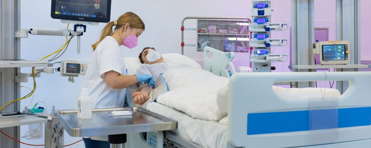 Versorgung eines Patienten